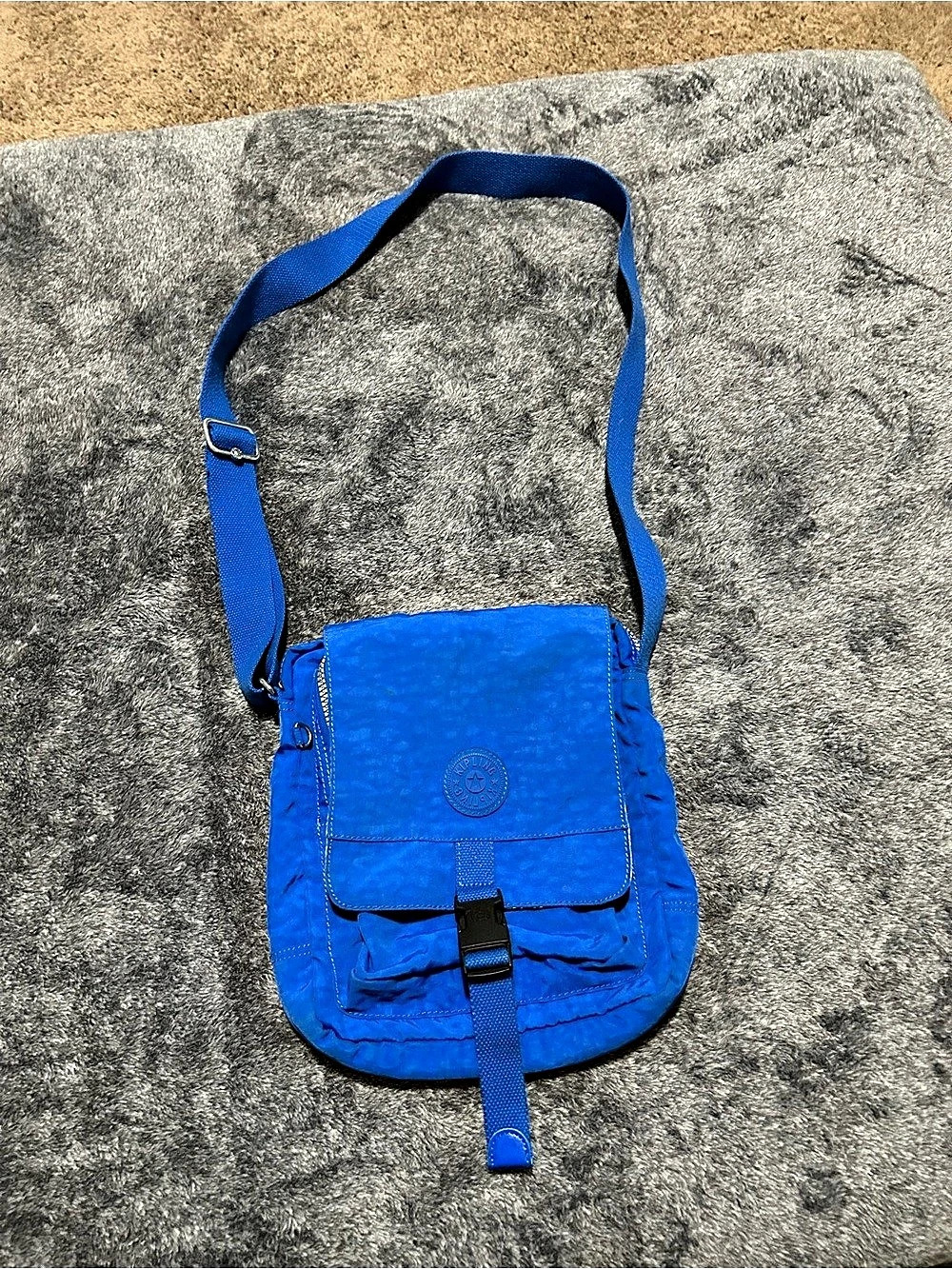 Kipling Blue Dot Crossbody Bag